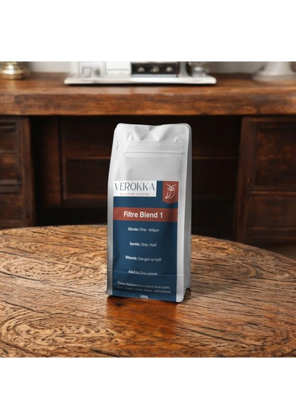 Hafif ve Dengeli Filtre Kahve – Günlük Tüketim Için Ideal – 250G
