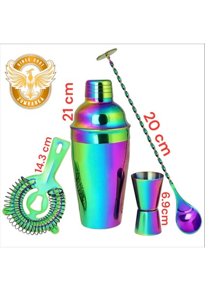 4 Parça Kokteyl Seti 500 ml