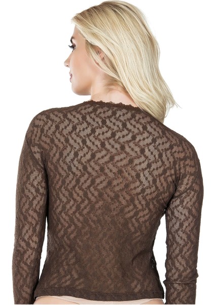 Miraxx Derya Kurşun Uzun Kol Dantelli Kadın Tişört 279 fiyatları