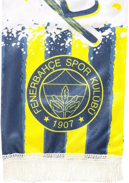 Orijinal Lisanslı Kalpleri Fetheden Renkler Fenerbahçe Saten Şal Atkı