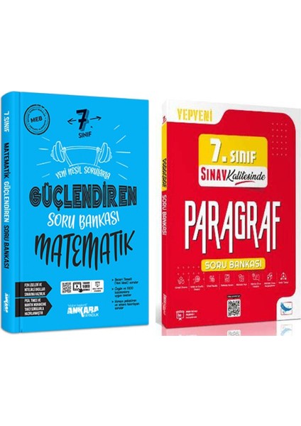 7.Sınıf Matematik Ve Sınav Yayınları Paragraf Soru Bankası Seti 2 Kitap