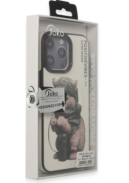 Iphone 16 Pro Max Fun Magsafe Kapak - Natural Grey-2 11