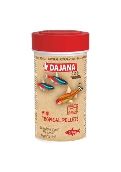 Mini Tropical Pellets 100 ml 55 gr