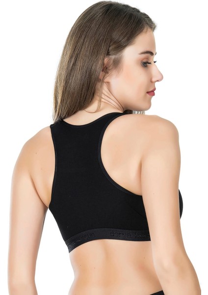 Miraxx Derya Kurşun Geniş Askılı Sporcu Body Sütyen 525