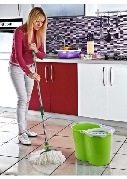 Flexy Sihirli Mopset Takım 20lt Beyaz, Çok Amaçlı Temizlik Seti