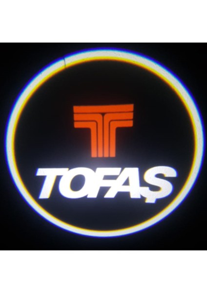 Tofaş ile Uyumlu Kapı Altı Logo Pilli Karanlık ve Mesafe Sensörlü (Kırmızı)