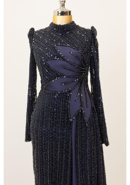 Bergüzar Tesettür Abiye Lacivert indirimleri