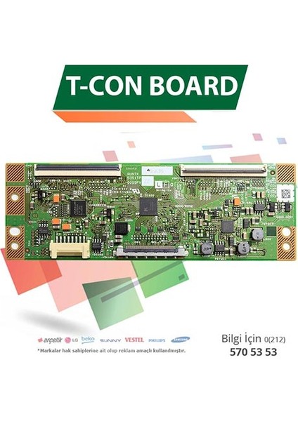 LCD LED T-Con Board Hpy Y Runtk 5351TP - UE32F5070 - UE32F5570 (CY-HF320BGSV1H)