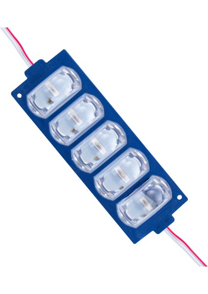 Hpy Y Modül LED 12V 4W Mavi 3030 10 x 53.8 mm IP65 260-280LM 180 Derece
