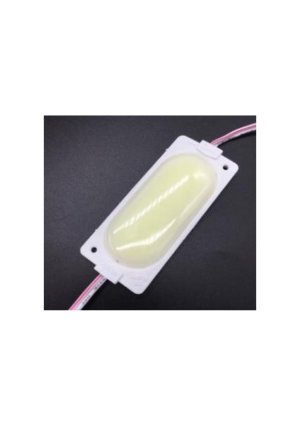 Hpy Y Cob Modül LED 12V 3W Yeşil 85 x 35 mm IP65 220-240LM 140 Derece