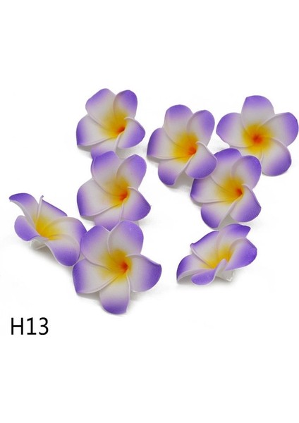 G-2-H13 9 cm 30 Adet 5/6/7/8/9 cm Pe Köpük Plumeria Çiçekler Dıy Yapay Çelenk Headdress Frangipani Yumurta Çiçek Kafaları Hawaii Düğün Dekor (Yurt Dışından)