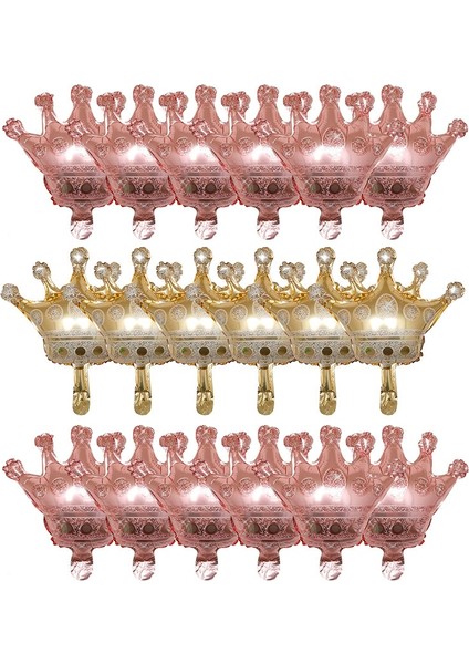Açık Gri 18 Adet Mini Taç Alüminyum Folyo Balonlar Altın Pembe Mavi Taç Noel Düğün Doğum Günü Partisi Dekorasyon Malzemeleri Için 29 x 29 cm (Yurt Dışından) fırsatları