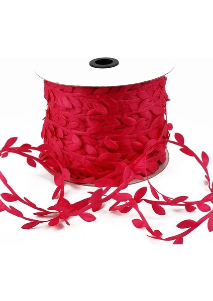 Gül Kırmızı 10 Metre Ipek Yaprak Şeklinde Yapay Çiçek Yeşil Yapraklar Ev Düğün Dekorasyon Için Dıy Çelenk Scrapbooking Craft Sahte Çiçek (Yurt Dışından)