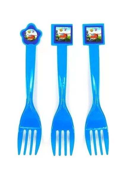 FORK-10PCS Süper Kanatlar Çocuk Doğum Günü Partisi Dekorasyon Tek Kullanımlık Plaka Jett Alüminyum Film Balon Karikatür Jet Uçağı Bebek Duş Malzemeleri (Yurt Dışından)