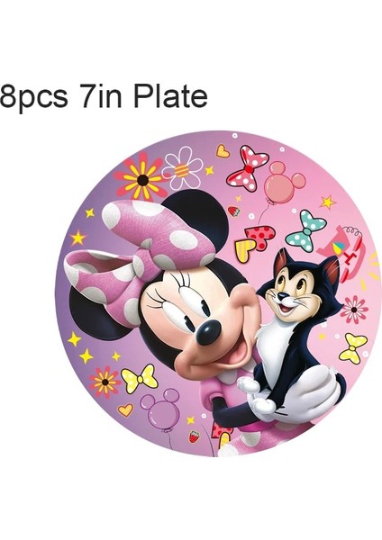 12TOPPER-12WRAPPER Minnie Mouse Donald Duck Parti Malzemeleri Banner Balon Bardak Plaka Peçete Topper Çocuklar Kızlar Için Doğum Günü Partisi Dekoru Bebek Duş (Yurt Dışından) fırsatları