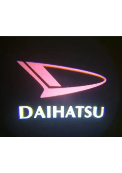 Daihatsu ile Uyumlu Kapı Altı Logo Pilli Karanlık ve Mesafe Sensörlü