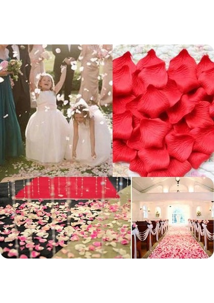 Sarı 500 Adet 500/1000/3000 Adet Yapay Ipek Gül Yaprakları Romantik Gül Çiçek Yaprakları Sevgililer Günü Düğün Çiçek Dekorasyon Malzemeleri 70% (Yurt Dışından)