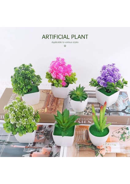 1 Adet Mini Yapay Aloe Bitkiler Bonsai Küçük Simüle Ağaç Saksı Bitkileri Sahte Çiçekler Ofis Masası Saksı Süsler Ev Bahçe Dekor (Yurt Dışından)
