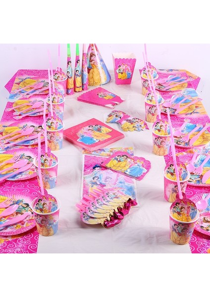 6 Adet Patlamış Mısır Kutusu Disney Prenses Tema Tek Kullanımlık Sofra Kız Doğum Günü Partisi Dekorasyon Kağıdı Tabaklar Bardak Afiş Çocuklar Bebek Duş Iyilik Seti (Yurt Dışından) indirimleri