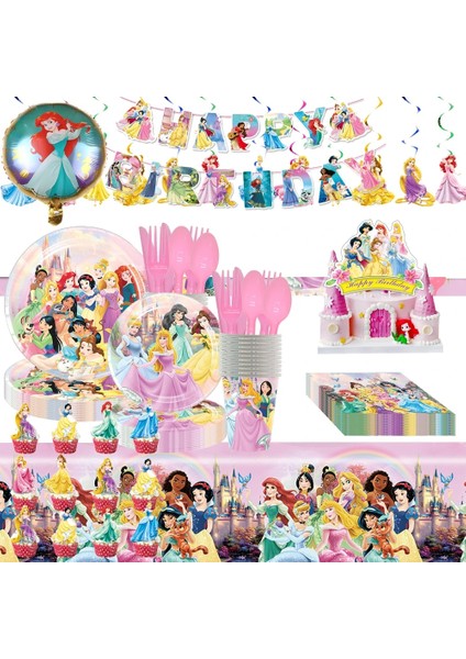 Stil E Topper Disney Prenses Kar Beyaz Çan Kız Doğum Günü Parti Malzemeleri Tabaklar Peçeteler Masa Örtüsü Çocuklar Için Bebek Duş Düğün Parti Dekor (Yurt Dışından) modelleri