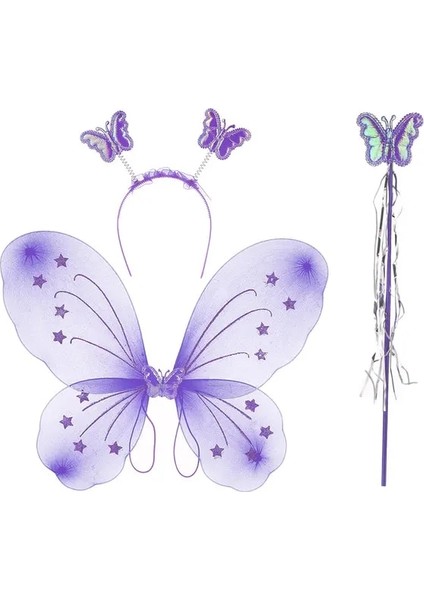 13 Kelebek Peri Kanatları Kostüm Kızlar Sparkle Prenses Melek Kanat Cadılar Bayramı Partisi Favor Kadınlar Için Cosplay Kostüm Sahne Hediye (Yurt Dışından)