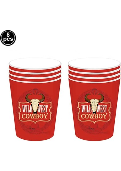 Çatal Batı Kovboy Parti Dekor Kovboy Mutlu Doğum Günü Afiş Çizmeler At Çelenk Kağıt Tabak Bardak Balon Yarış Atı Temalı Malzemeleri (Yurt Dışından) indirimleri