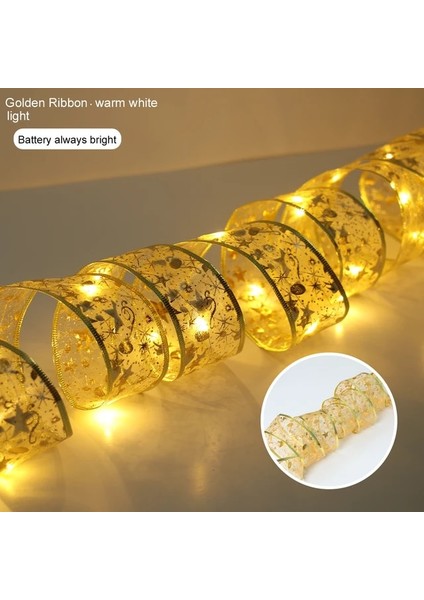 Altın ve Sıcak Işık 2m Şerit Peri Işık Noel Dekorasyonu Noel Ağacı Süsleri Ev Için 2023 Yaylar Dize Işıklar Navidad Doğum Yeni Yıl 2024 (Yurt Dışından)