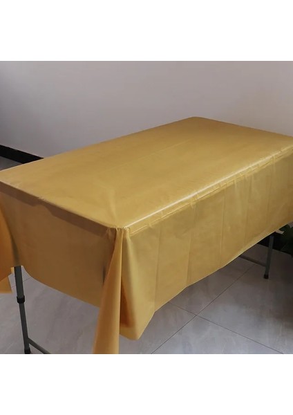 A-Altın Parti Masa Örtüsü Tek Kullanımlık Masa Örtüsü Masa Örtüsü Masa Örtüsü Masa Örtüleri Düğün Doğum Günü Dikdörtgen Parti Ev Masa Örtüsü Boda (Yurt Dışından)