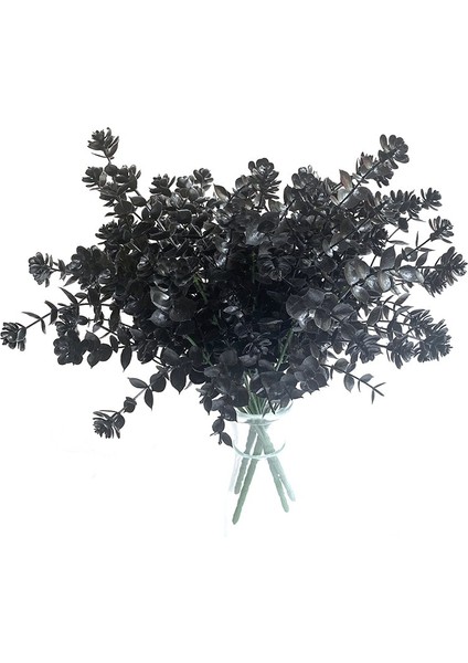 Lavanta Siyah Beyaz Cadılar Bayramı Siyah Yapay Bitki Asma Okaliptüs Farsça Fern Yaprağı Plastik Sahte Çiçek Çim Ev Partisi Bahçe Dekor Fotoğraf Sahne (Yurt Dışından) indirimleri