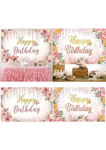 Stil 1 Doğum Günü Arka Plan Altın Glitter Fotoğraf Standında Zemin Asılı Bayrak Mutlu Doğum Günü Partisi Dekorasyon Arka Plan Afiş (Yurt Dışından) modelleri