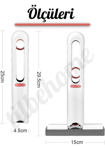 Taşınabilir Mini Mop Paspası Temizlik Süngeri Pencere Cam Zemin Silme + 6 Yedek Mop modelleri