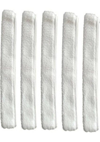 Peluş mop yedek cam 35 cm, 5'li set, standart renk, TR menşei, kaliteli temizlik seti