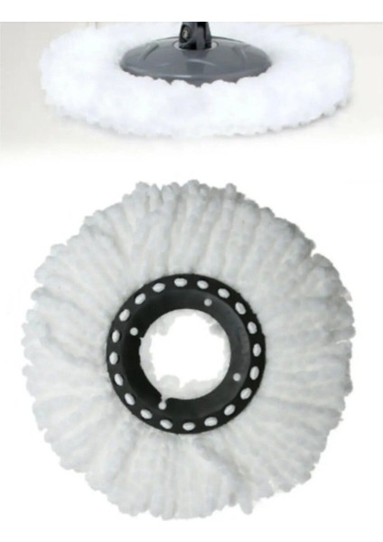 Standart Ölçü Döner Başlıklı Yedek Mop Bezi – Temizlikte Pratik ve Güçlü Performans