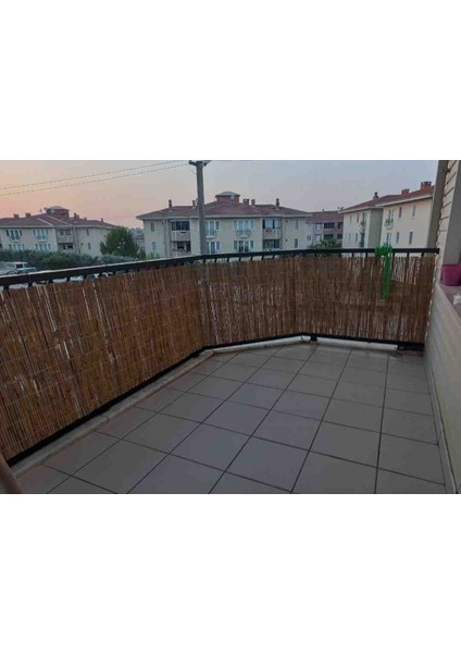 60 cm x 5 Metre Doğal Kamış Hasır Balkon Çiti Gölgelik Bahçe Çiti Dekorasyon fırsatları