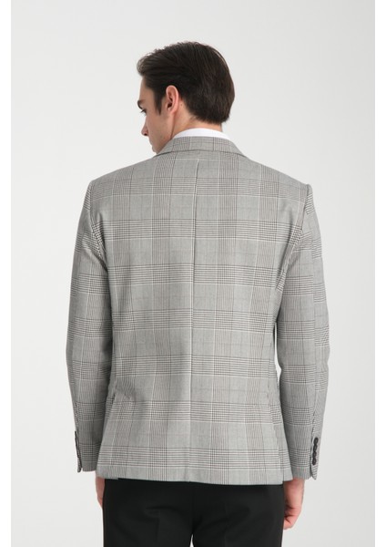 Vatana Erkek Siyah Mono Yaka Yarım Astarlı Slim Fit Spor Blazer Ceket fırsatları