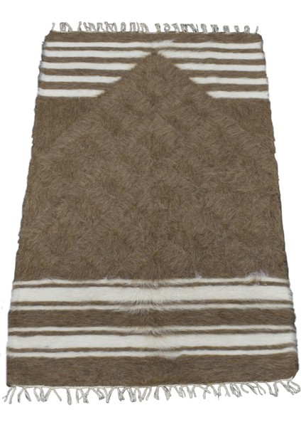 El Dokuma Yün Namazlık Seccade Tiftik Siirt Battaniyesi 0027 - Yeni - Açık Kahverengi fiyatları