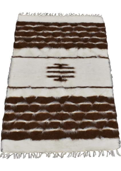 El Dokuma Yün Çizgili Tiftik Siirt Battaniyesi 0026 - Yeni - Çok Renkli fiyatları