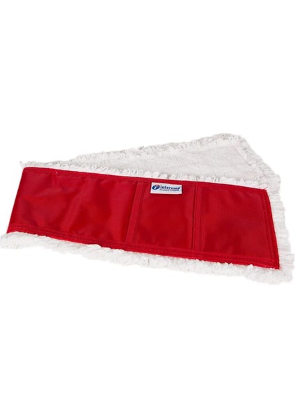 Mikrofiber Takviyeli Mop 80cm Kırmızı, Profesyonel Temizlik Araçları