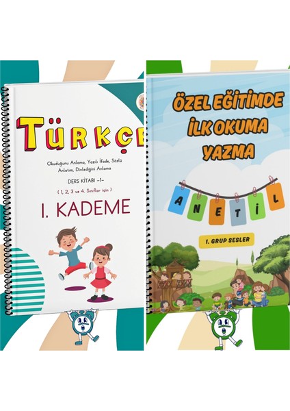 Özel Eğitimde Ilk Okuma Yazma Kitabı (5 Kitap) +Türkçe (Özel Eğitim/rehabilitasyon)