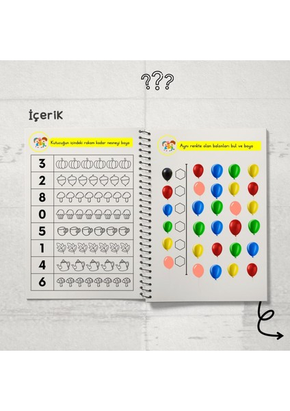 Türkçe +Yazmaya Hazırlık +Rakam Öğretimi Kitabı ( Özel Eğitim/rehabilitsayon)