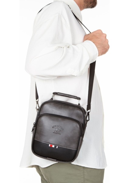 Şık gri suni deri el ve omuz çanta ile mekanizmalı kartlık seti fiyatları