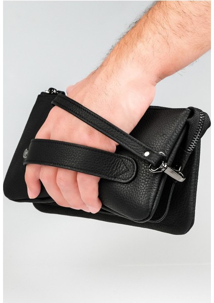 Hakiki Deri Unisex El Çantası, Şık ve Kullanışlı Büyük Boy Siyah fiyatları