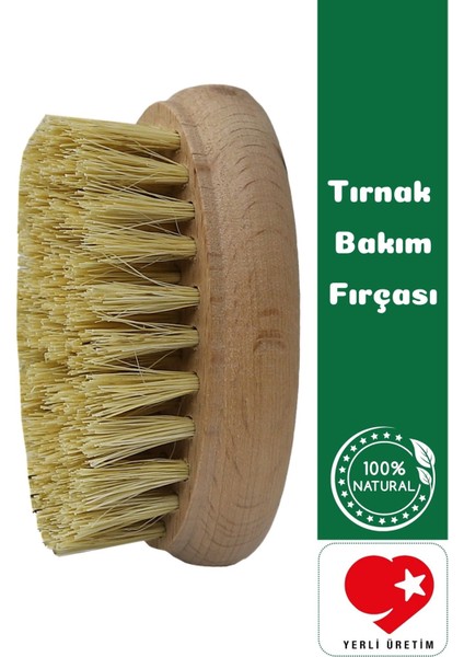 %100 Doğal / Vegan Tampiko Otlu Tırnak Bakım Fırçası - Bialife