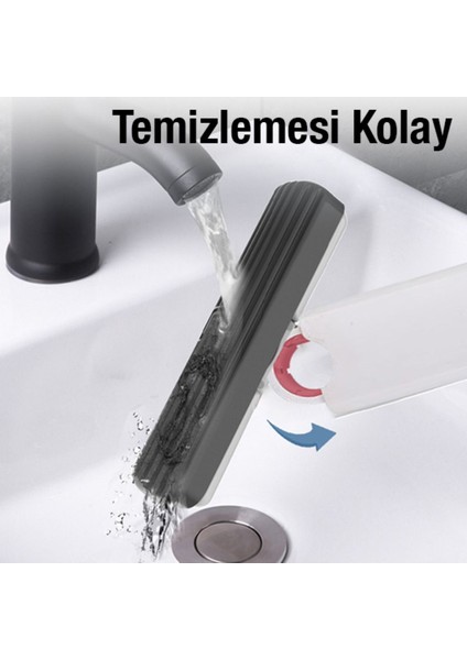 Çok Amaçlı Taşınabilir Temizlik Seti, Mini Mop ve 2 Yedek Uç, Beyaz fiyatları