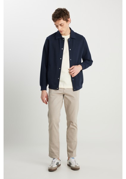 Regular Fit Normal Kesim Lacivert Gömlek modelleri