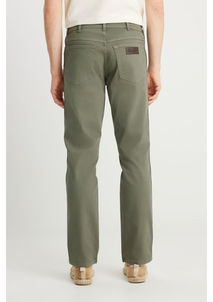 Texas Slim Fit Dar Kesim Normal Bel Haki Esnek Pantolon fırsatları