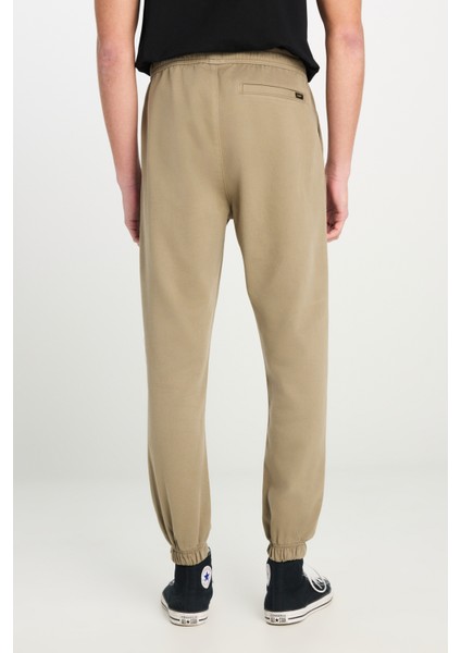Regular Fit Normal Kesim Ribanalı Paça Açık Yeşil Jogger Pantolon