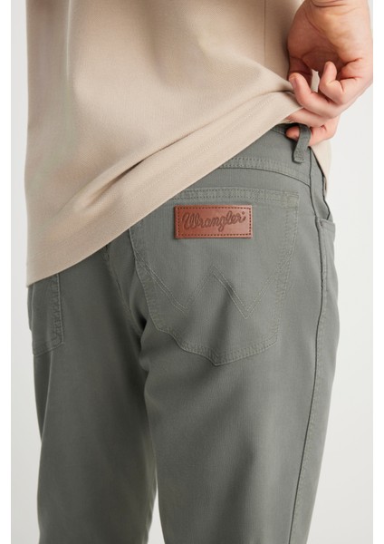 Texas Straight Fit Düz Kesim Normal Bel Pamuklu Esnek Yeşil Pantolon indirimleri