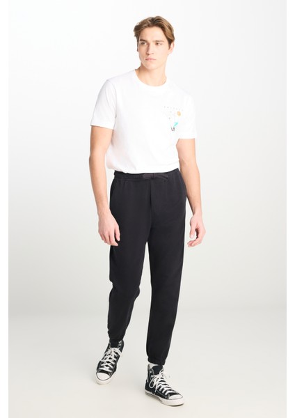 Regular Fit Normal Kesim Ribanalı Paça Antrasit Jogger Pantolon fiyatları