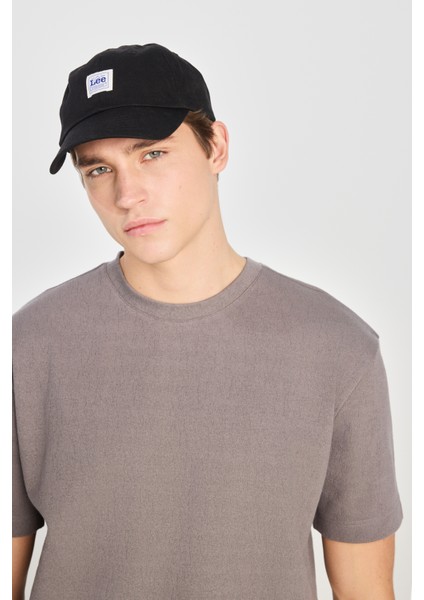 Relaxed Fit Geniş Kesim Bisiklet Yaka Gri Pamuklu Tişört fırsatları